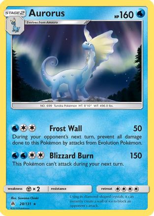 Aurorus 28/131 - SM Forbidden Light Reverse Holofoil