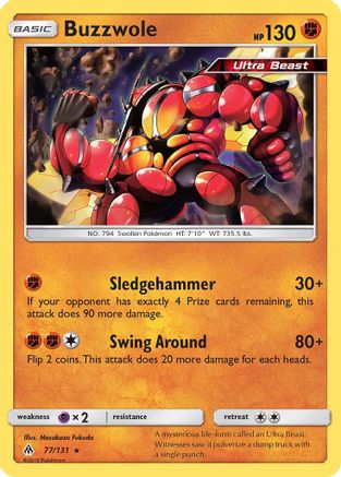 Buzzwole 77/131 - SM Forbidden Light