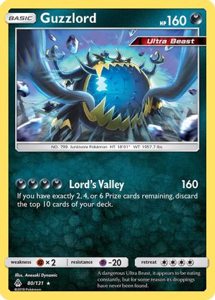 Guzzlord 80/131 - SM Forbidden Light Holofoil