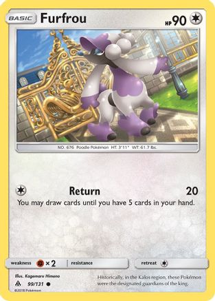Furfrou 99/131 - SM Forbidden Light