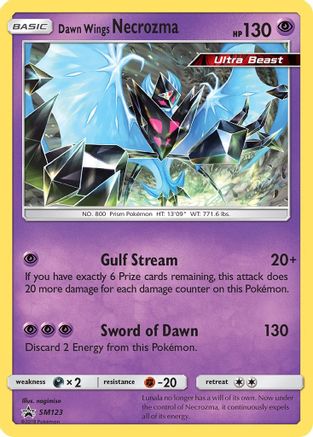 Dawn Wings Necrozma - SM123 SM123/248 - SM Promos Holofoil
