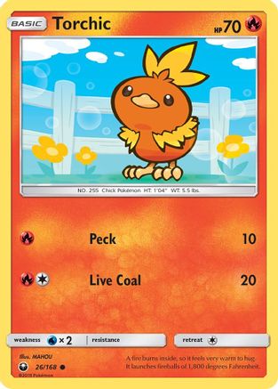 Torchic (26) 26/168 - SM Celestial Storm Reverse Holofoil