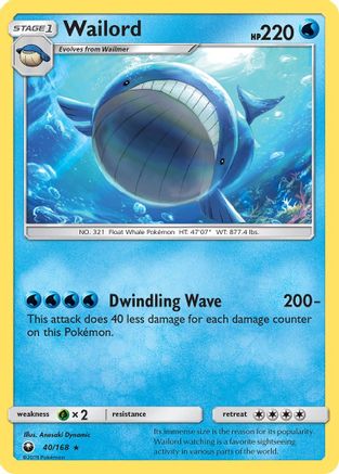 Wailord 40/168 - SM Celestial Storm