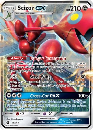 Scizor GX 90/168 - SM Celestial Storm Holofoil