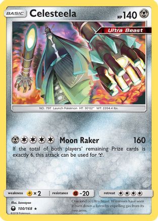 Celesteela 100/168 - SM Celestial Storm Reverse Holofoil