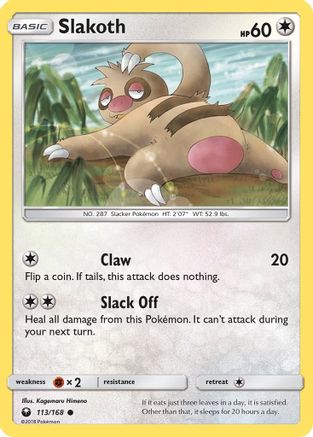 Slakoth 113/168 - SM Celestial Storm