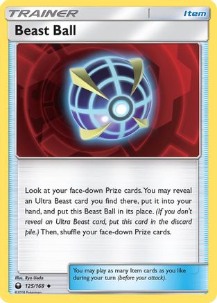 Beast Ball 125/168 - SM Celestial Storm Reverse Holofoil