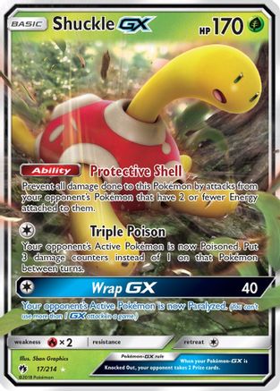Shuckle GX 17/214 - SM Lost Thunder Holofoil