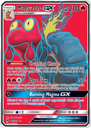 Magcargo GX (Full Art) 198/214 - SM Lost Thunder Holofoil