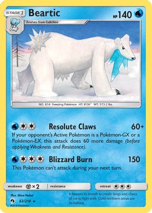 Beartic 62/214 - SM Lost Thunder