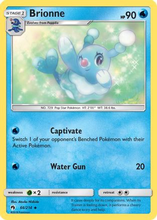 Brionne 66/214 - SM Lost Thunder Reverse Holofoil