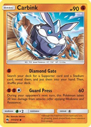Carbink (117) 117/214 - SM Lost Thunder Reverse Holofoil