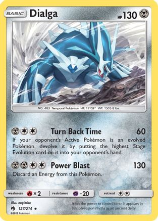 Dialga 127/214 - SM Lost Thunder Reverse Holofoil