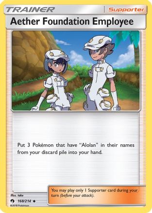 Aether Foundation Employee 168/214 - SM Lost Thunder