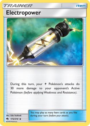 Electropower 172/214 - SM Lost Thunder Reverse Holofoil