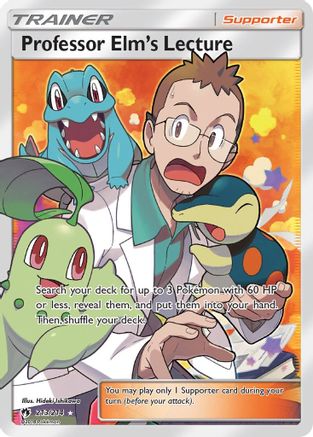 Professor Elm's Lecture (Full Art) 213/214 - SM Lost Thunder Holofoil