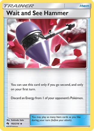 Wait and See Hammer 192/214 - SM Lost Thunder
