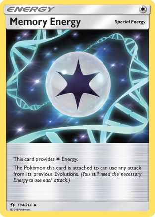 Memory Energy 194/214 - SM Lost Thunder Reverse Holofoil