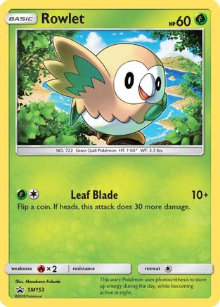 Rowlet - SM153 SM153/248 - SM Promos Holofoil