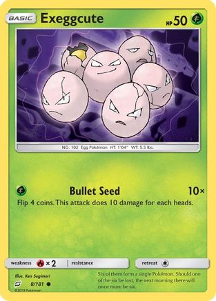 Exeggcute 8/181 - SM Team Up Reverse Holofoil