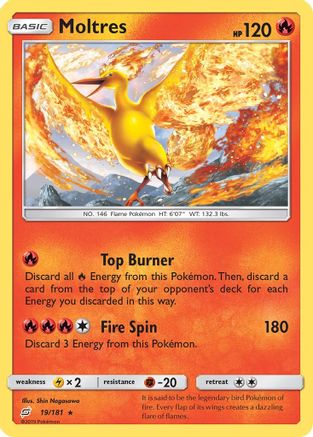 Moltres 19/181 - SM Team Up Holofoil