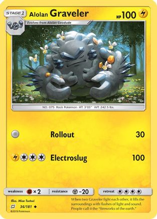 Alolan Graveler 36/181 - SM Team Up Reverse Holofoil