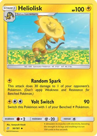 Heliolisk 50/181 - SM Team Up Reverse Holofoil
