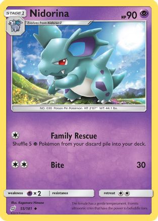 Nidorina 55/181 - SM Team Up