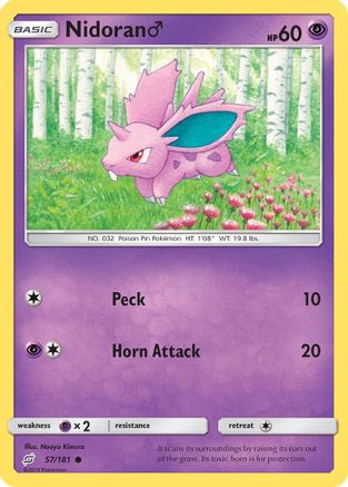 Nidoran M 57/181 - SM Team Up