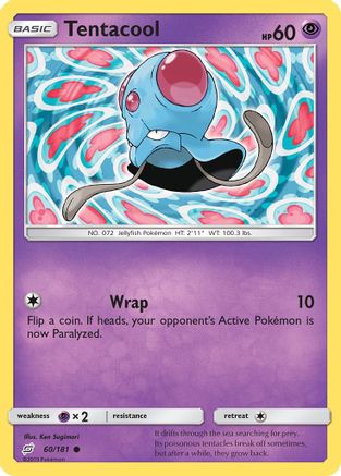 Tentacool 60/181 - SM Team Up