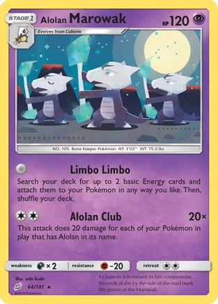 Alolan Marowak 64/181 - SM Team Up