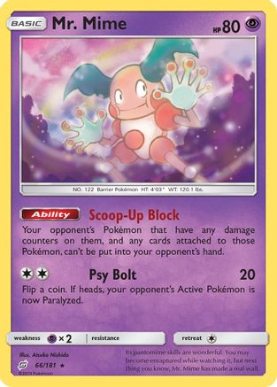Mr. Mime 66/181 - SM Team Up