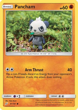 Pancham 81/181 - SM Team Up Reverse Holofoil