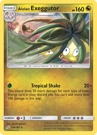 Alolan Exeggutor (114) 114/181 - SM Team Up