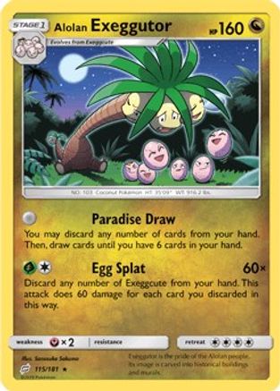Alolan Exeggutor (115) 115/181 - SM Team Up