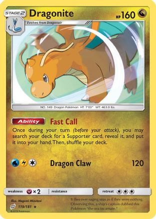 Dragonite 119/181 - SM Team Up Holofoil