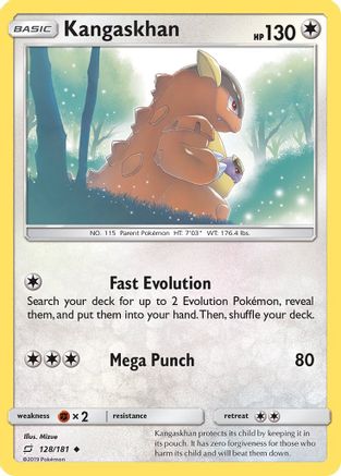 Kangaskhan 128/181 - SM Team Up Reverse Holofoil