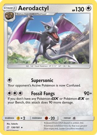 Aerodactyl 130/181 - SM Team Up