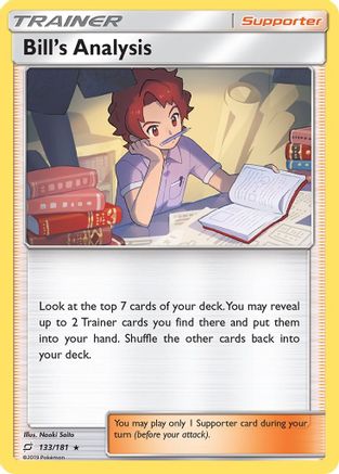 Bill's Analysis 133/181 - SM Team Up Reverse Holofoil
