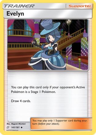 Evelyn 141/181 - SM Team Up Reverse Holofoil