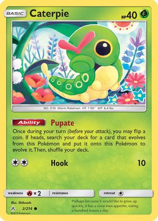 Caterpie 2/214 - SM Unbroken Bonds
