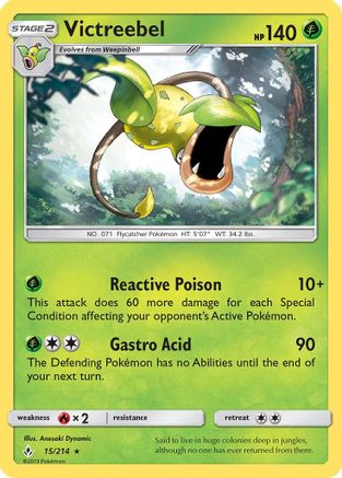 Victreebel 15/214 - SM Unbroken Bonds