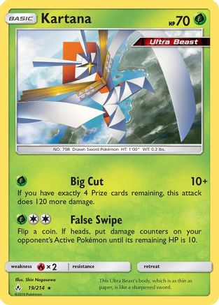Kartana 19/214 - SM Unbroken Bonds Reverse Holofoil