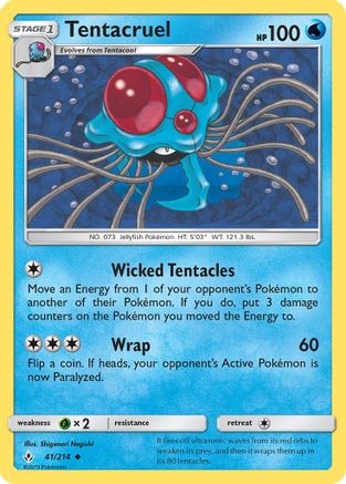 Tentacruel 41/214 - SM Unbroken Bonds