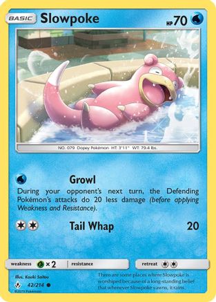 Slowpoke 42/214 - SM Unbroken Bonds