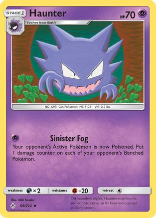 Haunter 69/214 - SM Unbroken Bonds