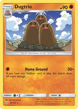Dugtrio 86/214 - SM Unbroken Bonds