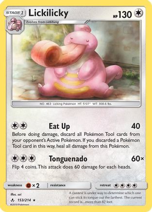Lickilicky 153/214 - SM Unbroken Bonds
