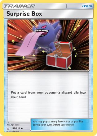 Surprise Box 187/214 - SM Unbroken Bonds Reverse Holofoil