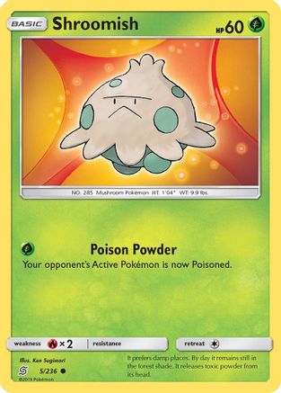 Shroomish 5/236 - SM Unified Minds Reverse Holofoil